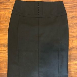 Black pencil skirt